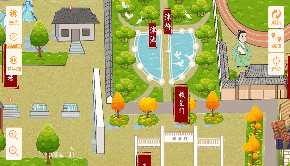 蒸湘手绘地图景区语音讲解导览系统：智慧景区建设的基石