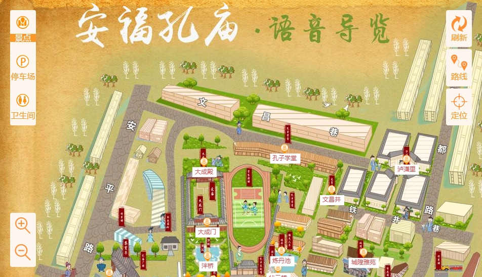 蒸湘手绘地图：智慧景区智能化服务的延伸